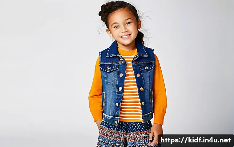 우리 아이 패셔니스타 만들기, 아동용 조끼 코디 꿀팁 대방출 4 아동용 조끼 코디법 관련 이미지 2